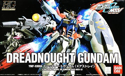 HG SEED MSV #07 1/144 YMF-X000A0 Dreadnought Gundam #5056814 by Bandai