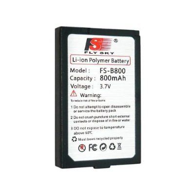 Flysky 800mAh 1S 3.7v LiPo 60 x 35 x 5mm FLYFS-B800