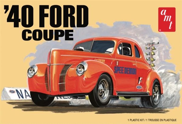 1940 Ford Coupe 1/25 Model Car Kit #1141 by AMT