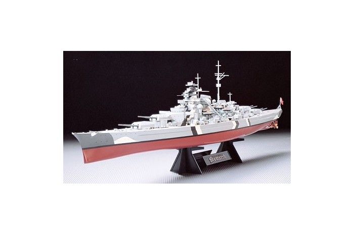 Bismarck German Battleship 1/350 Model Ship Kit #78013 by Tamiya