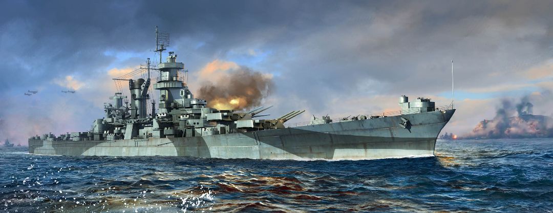 USS Alaska CB-1 Cruiser 1/700 Model Ship Kit #06738 by Trumpeter