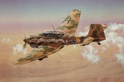 Ju-87 B2/R2 Stuka 1/72 by Italeri