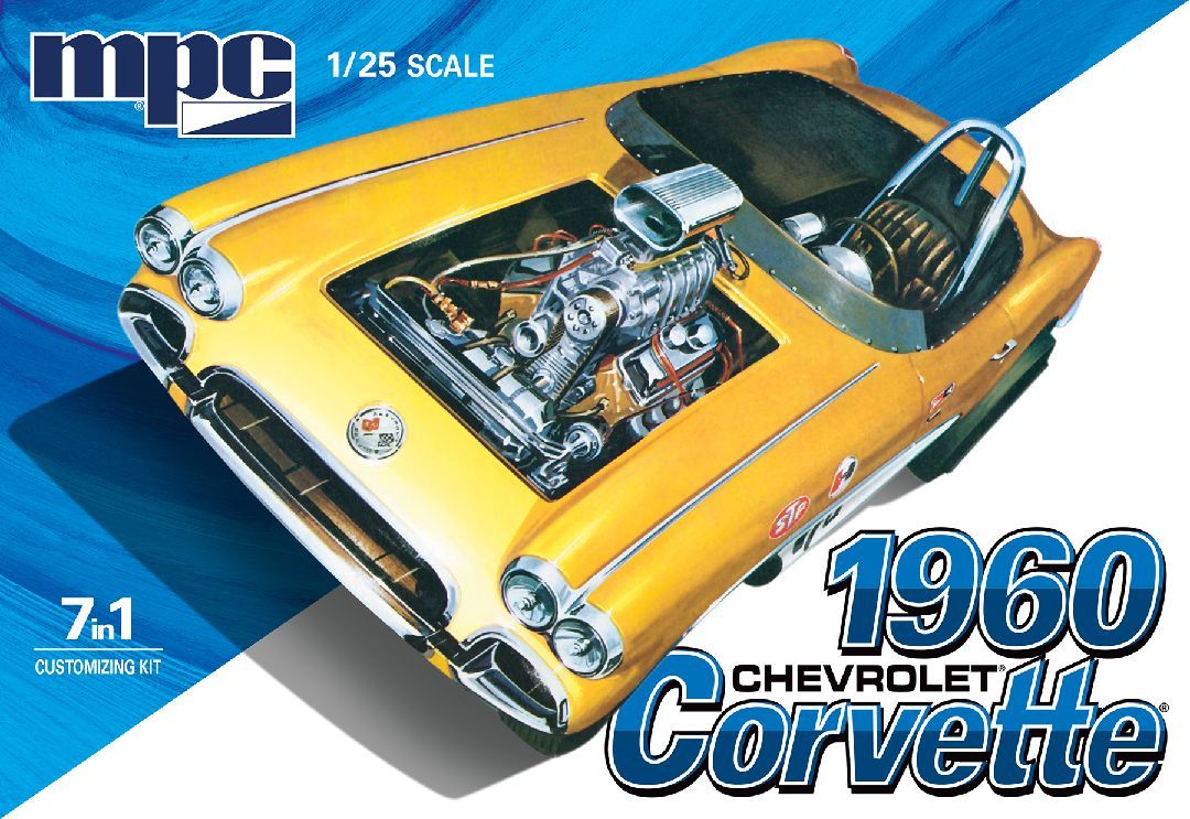 1960 Chevy Corvette 7-in-1 Model Kit 1/25 #1002 by MPC