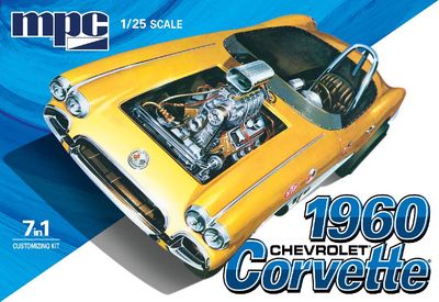 1960 Chevy Corvette 7-in-1 Model Kit 1/25 #1002 by MPC