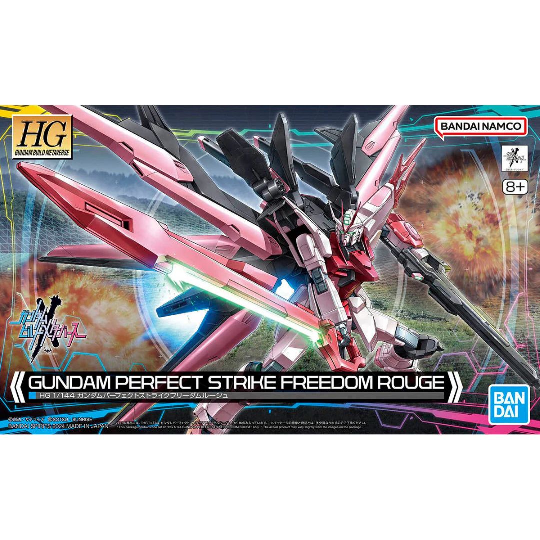 HG Breaker Battlelog 1/144 Gundam Perfect Strike Freedom Rouge #5066273 by Bandai