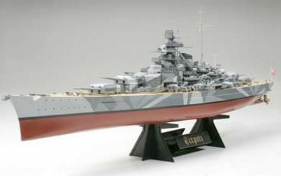 Tirpitz German Battleship 1/350 Model Ship Kit #78015 by Tamiya