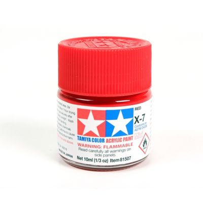 Tamiya X Acrylic X07 Gloss Insignia Red