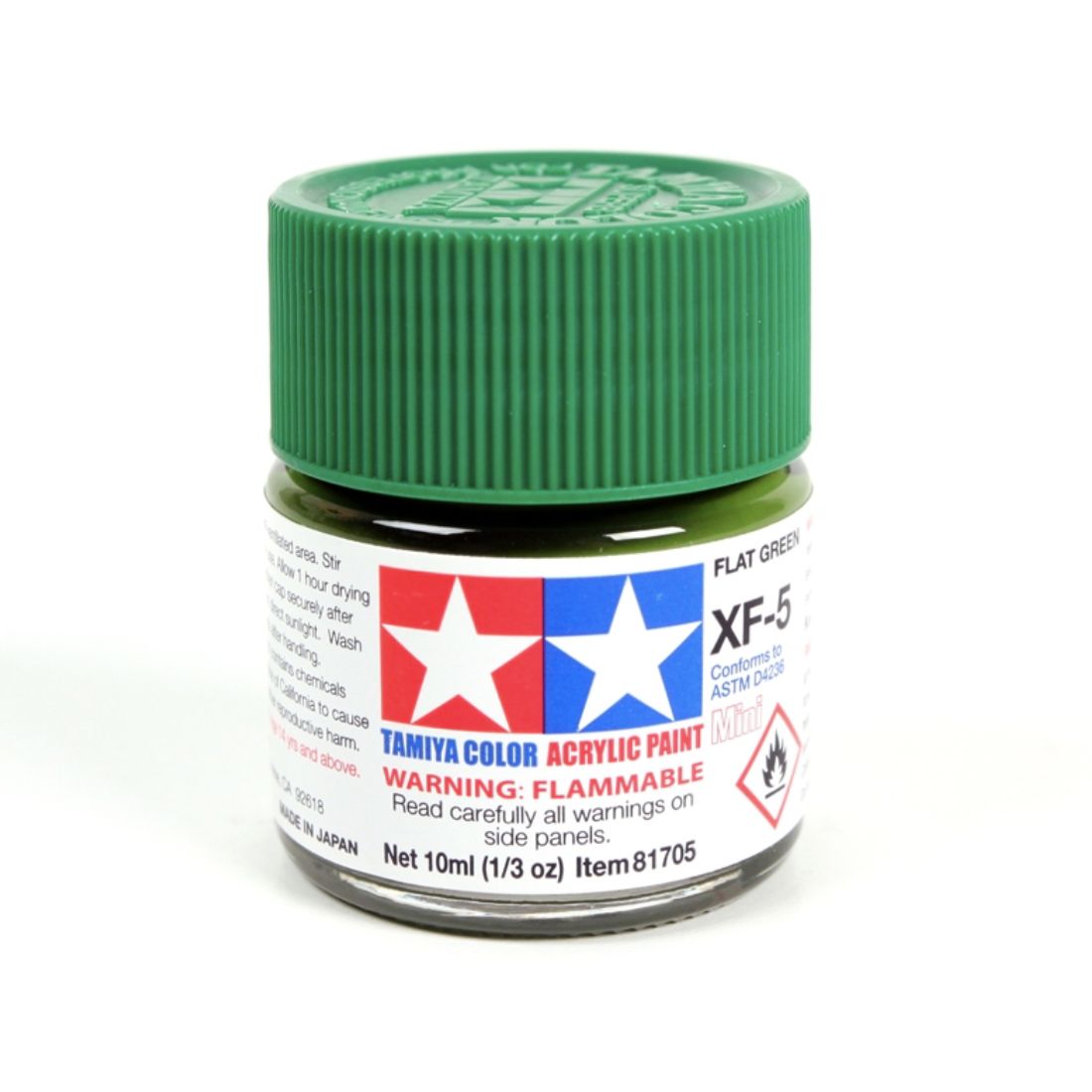 Tamiya XF Acrylic XF05 Flat Green