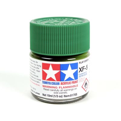 Tamiya XF Acrylic XF05 Flat Green