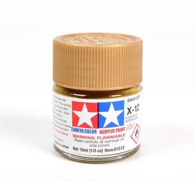 Tamiya X Acrylic X12 Gloss Gold Leaf
