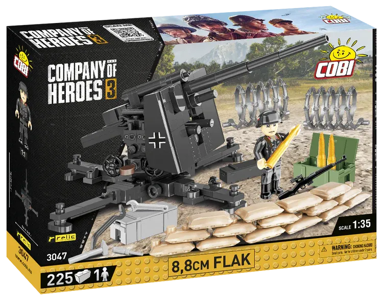 Cobi Company of Heroes 3: Flak 8.8 cm 225 PCS