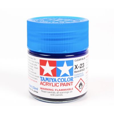 Tamiya X Acrylic X23 Gloss Clear Blue