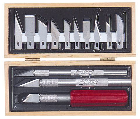 Excel Hobby Knives (#1/#2/#5 w/ 13 Blades) EXC44282