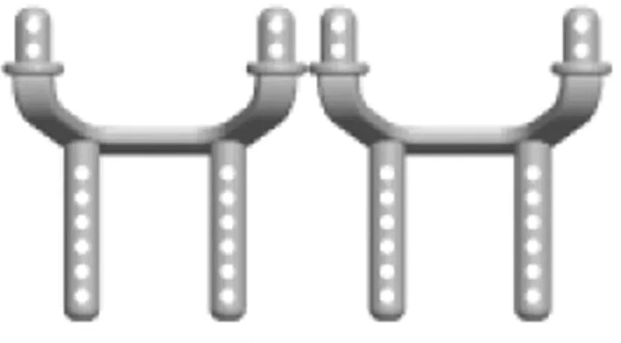 RTG Rear Body Post (Short) R2861