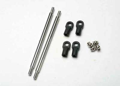 Traxxas Push rod (steel) (assembled with rod ends) (2) (use with long travel or #5357 progressive-1 rockers) TRA5318