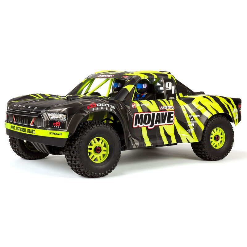Arrma 1/7 4WD Desert Truck RTR Brushless Mojave 6S BLX - Green/Black ARA7604V2T1