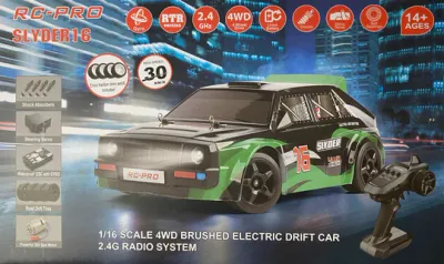 Slyder 16 Drift Car 1/16 4WD Brushed Electric RTR