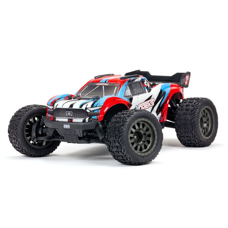 Arrma 1/10 4WD Stadium Truck RTR Brushless Vorteks 3S BLX - Red ARA4305V3T1