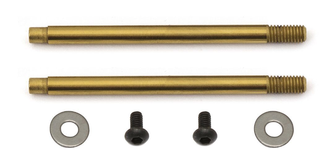 Team Associated 3x23mm V2 Ti-Nitride Screw Mount Front Shock Shaft (2) - ASC91617