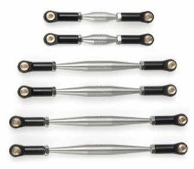 Stainless Steel Turnbuckles Linkage Set for AXIAL SCX24 Deadbolt Set of 6 APS21050S