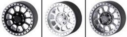 Hobby Details 1.9" Aluminum Wheels Flower 10 (4) - Assorted Colours HDTCW03003, Colour: Gun Metal HDTCW03003D