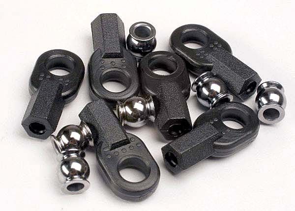 Traxxas Rod Ends, Long (6) / Hollow Ball Connectors (6) TRA2742