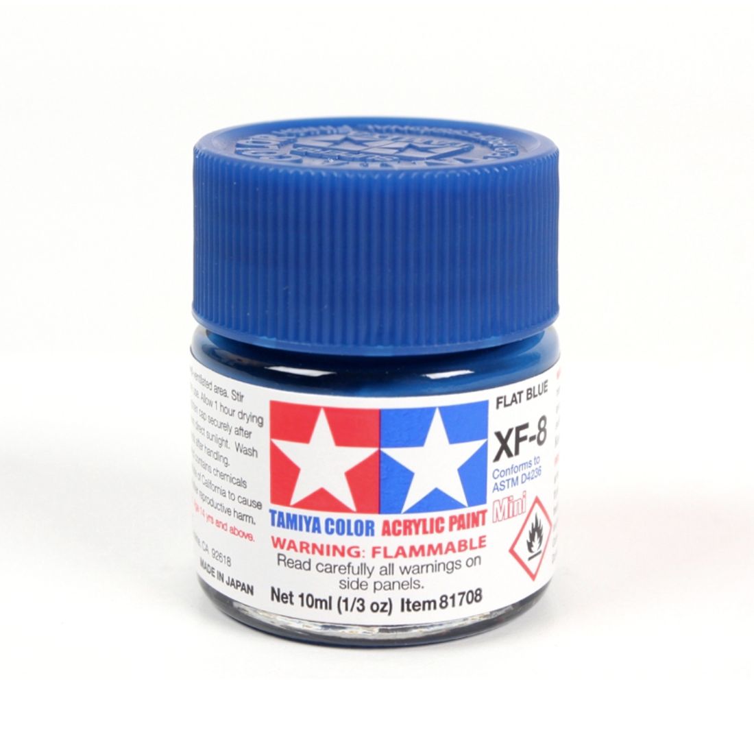 Tamiya XF Acrylic XF08 Flat Blue