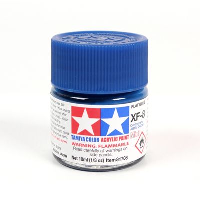 Tamiya XF Acrylic XF08 Flat Blue