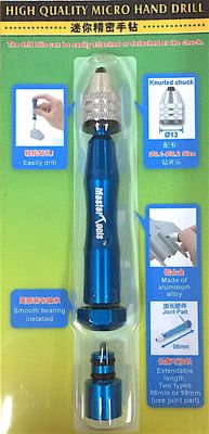 Master Tools High Quality Micro Hand Drill #9961