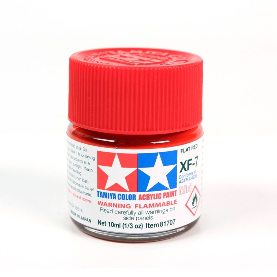 Tamiya XF Acrylic XF07 Flat Insignia Red