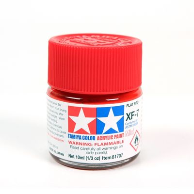 Tamiya XF Acrylic XF07 Flat Insignia Red