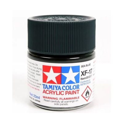 Tamiya XF Acrylic XF17 Flat Sea Blue