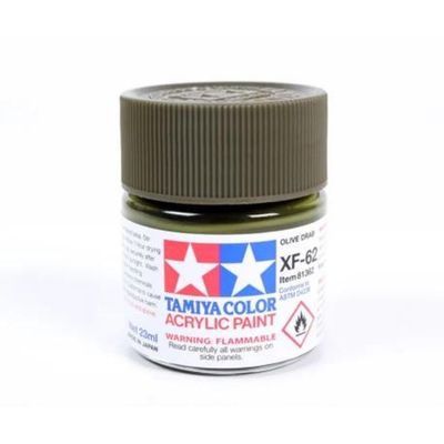 Tamiya XF Acrylic XF62 Flat Olive Drab