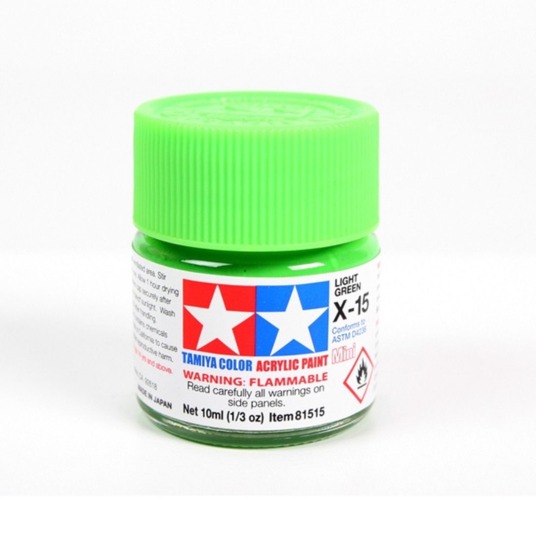 Tamiya X Acrylic X15 Gloss Light Green