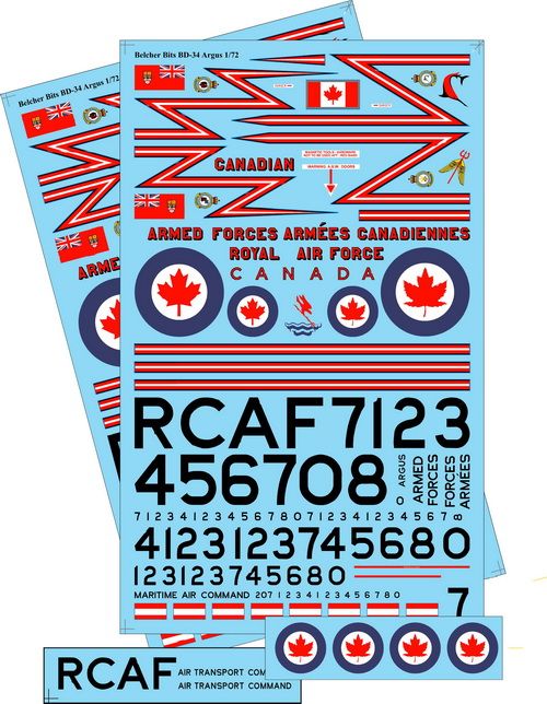1/72 Canadian RCAF North Star decals