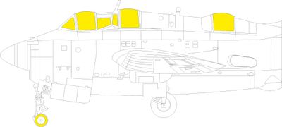 Masking Set for Airfix Gannet AS.1/AS.4 1/48 by Eduard