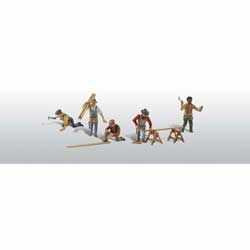 Woodland Scenics Carpenter Crew Scale Figures (HO) WOO1947
