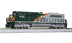 EMD SD70ACe - DCC - Union Pacific 1983 (Western Pacific Heritage Scheme, silver, green) (N Scale)