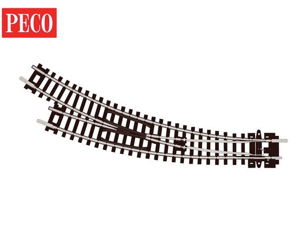 Peco Curved Turnout Right Hand Code 80 ST-44