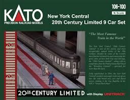N NYC 20th Century Limited 9-Car Set w/ Lighting 106-100-1