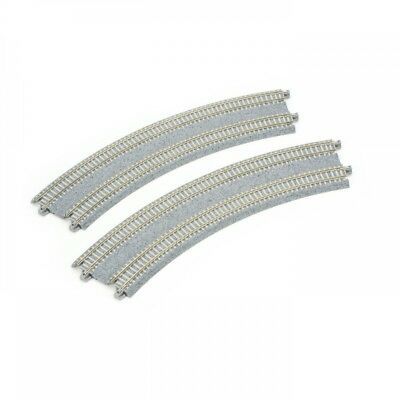 UniTrack N Curved Double Track R12 3/8"/11" Superelevated Curve 2 Pieces