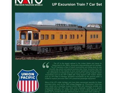 Kato UP Excursion Train 7 Car Set