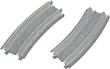 UniTrack N Curved Double Track R19"/15" Superelevated Easement 2 Pieces