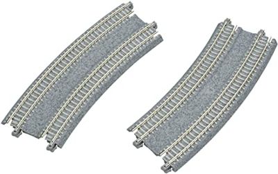 UniTrack N Curved Double Track R19"/15" Superelevated Easement 2 Pieces
