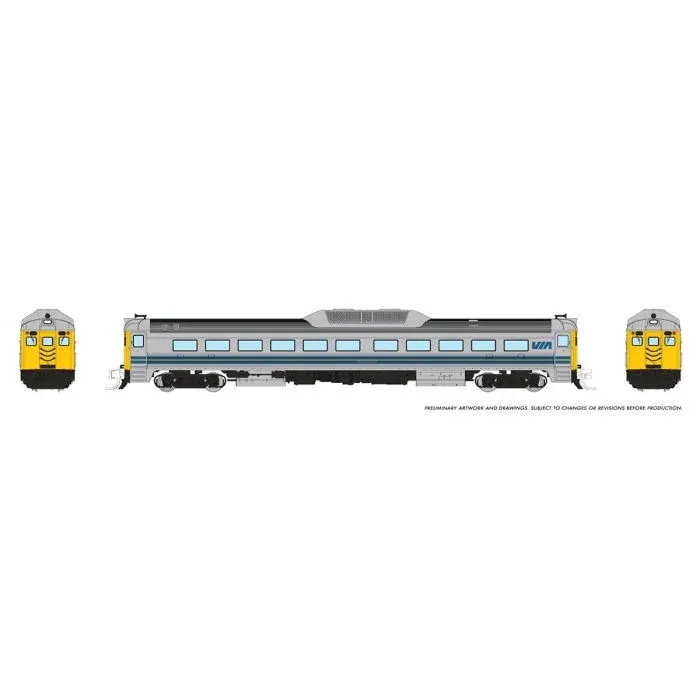 Rapido N Budd RDC-1 (Ph 2) (DC/DCC/Sound): VIA Rail - Early