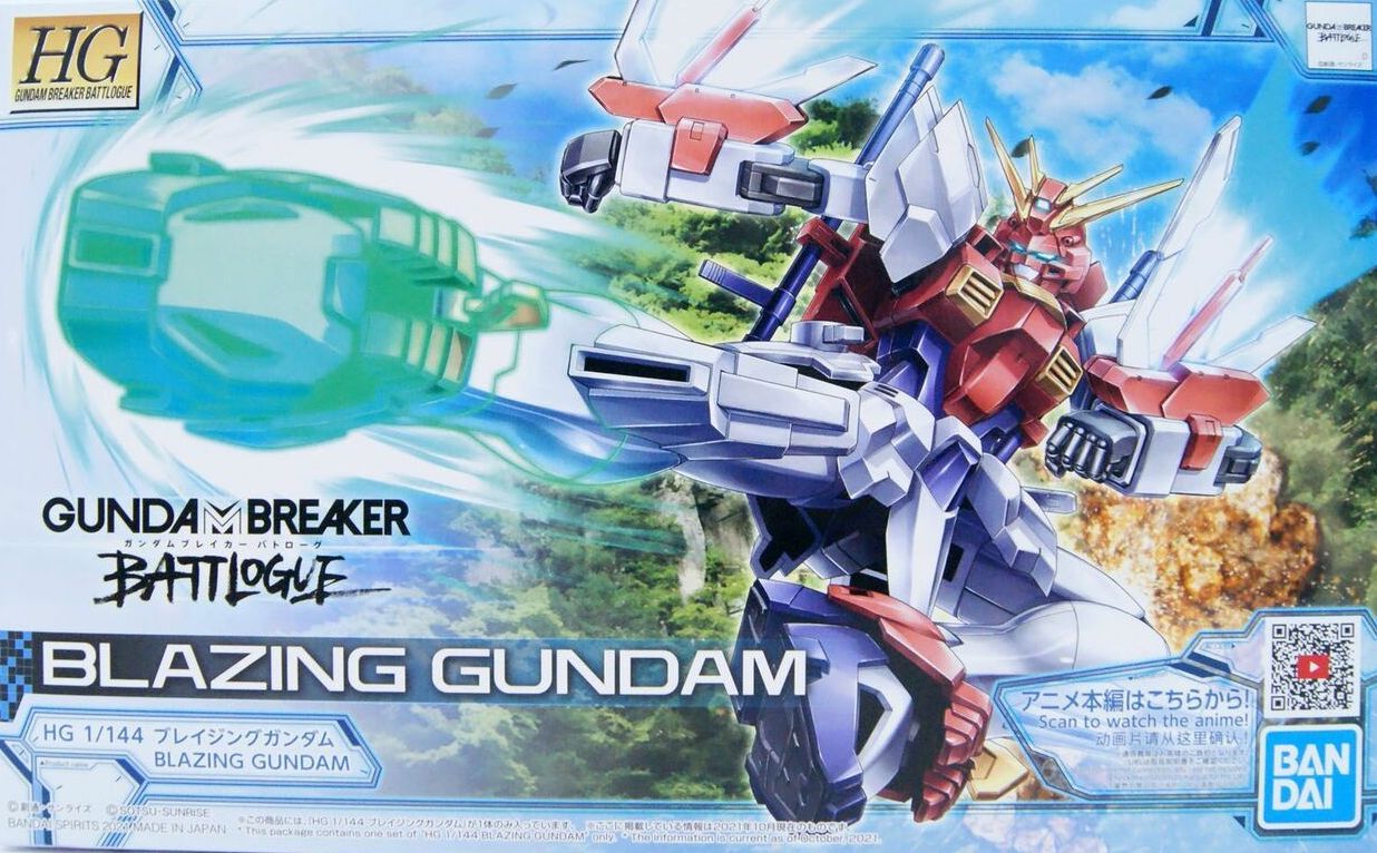 HG Breaker Battlelog #04 1/144 Blazing Gundam #5062027 by Bandai