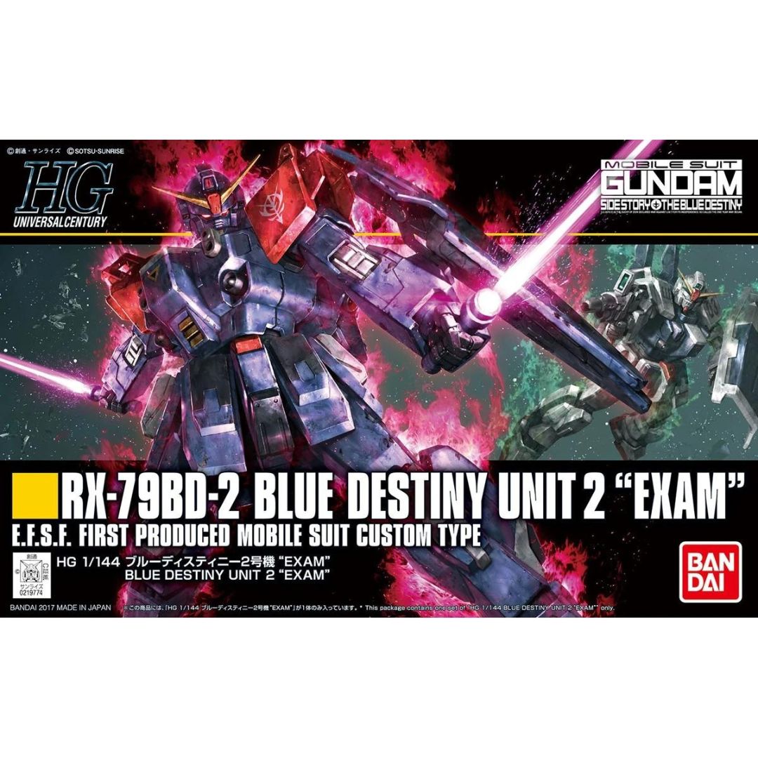 HGUC #208 1/144 RX-79BD-2 Blue Destiny Unit 2 EXAM #5061823 by Bandai