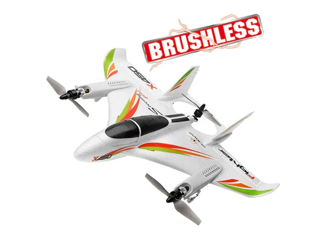 RC Pro 6ch Brushless Vertical R/C Airplane - X450