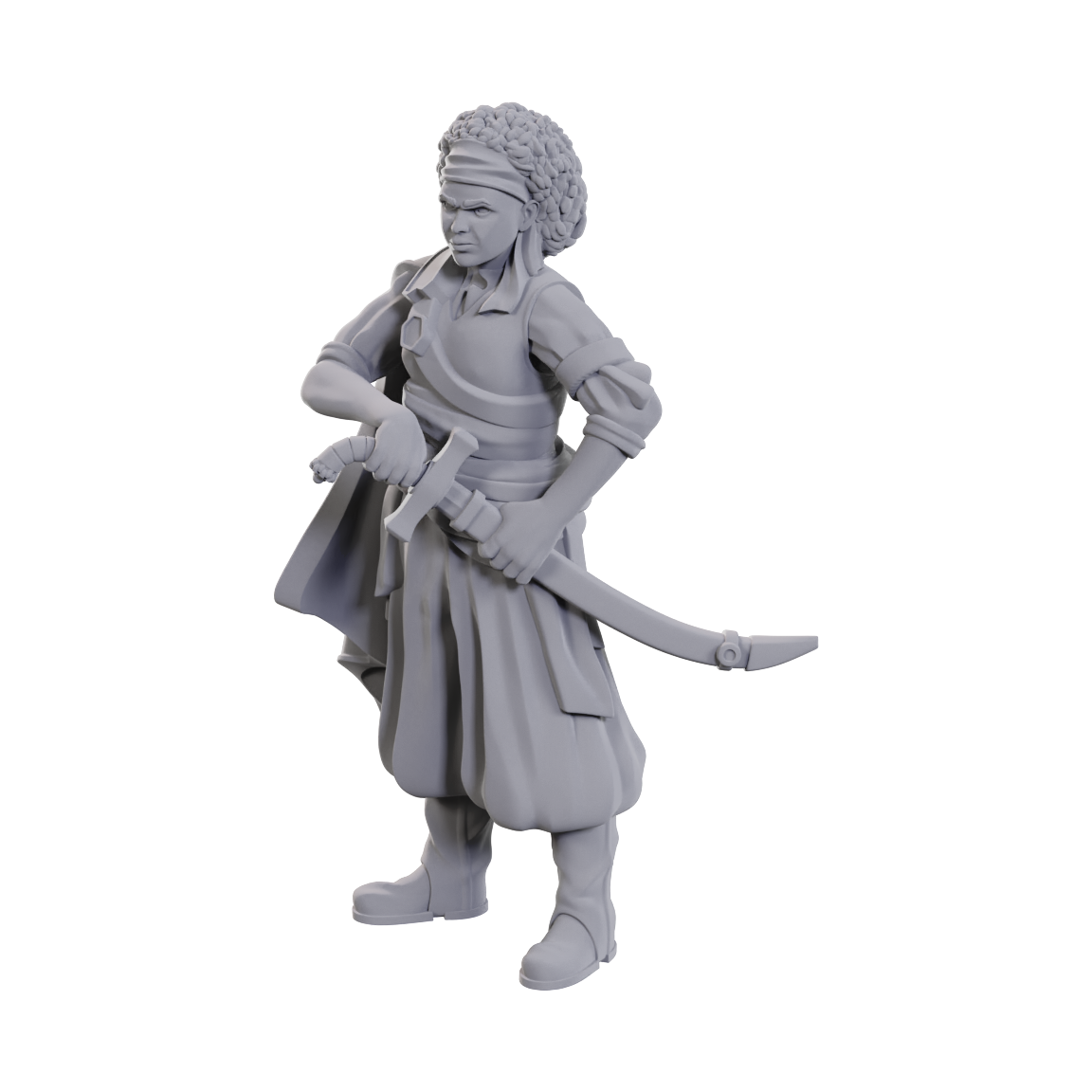 D&amp;D Unpainted Mini - Ansalon Human Rogue 90110