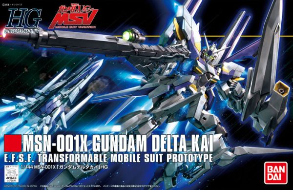 HGUC #148 1/144 MSN-001X Delta Kai #5060678 by Bandai